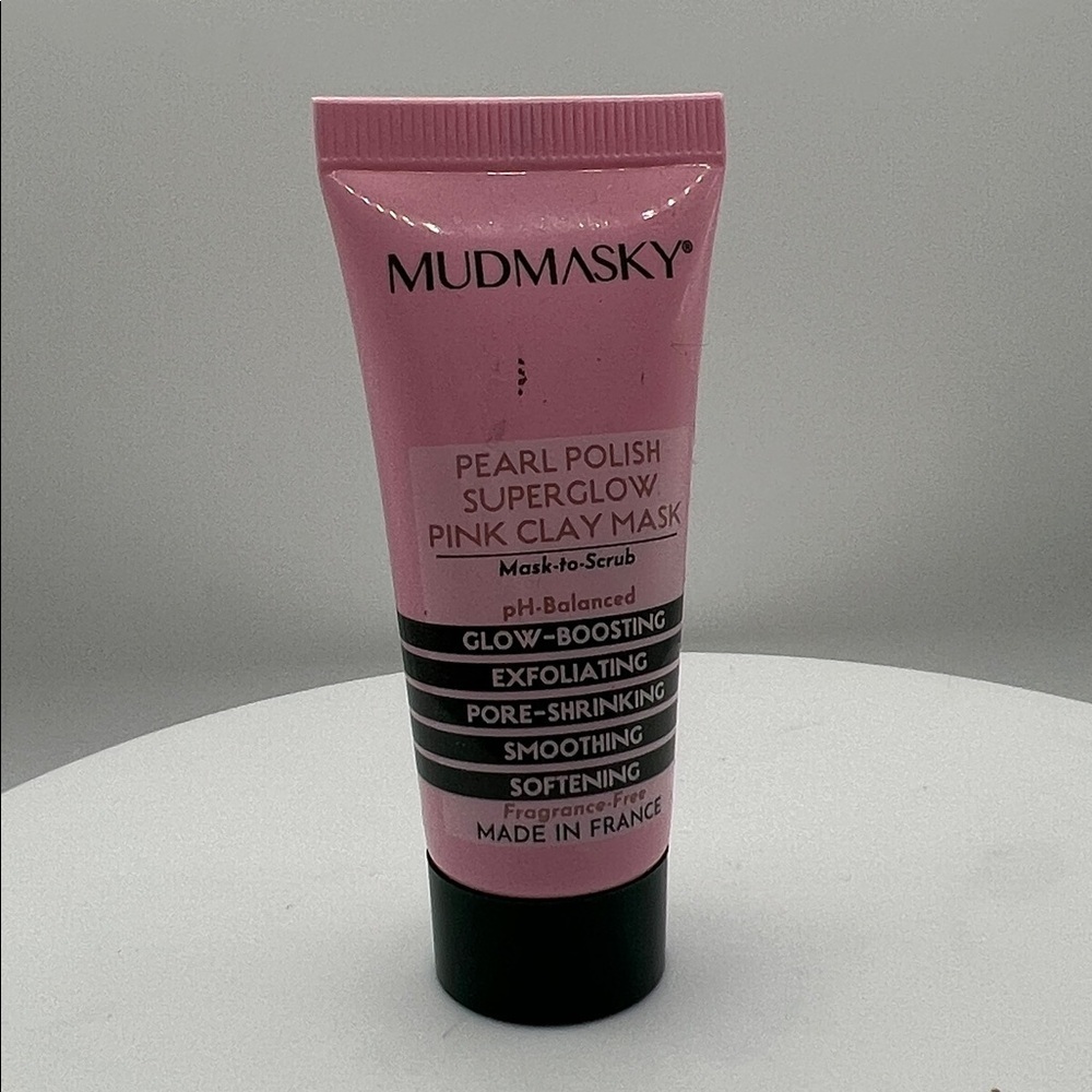 MUDMASKY Pearl Polish Superglow Pink Clay Mask